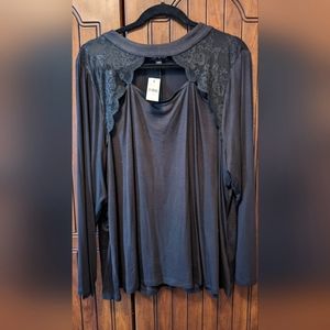 Lane Bryant lacy top